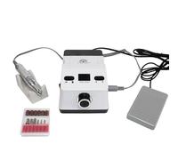 Electric Nail Cutter ZS-718, Global Fashion, 80 W 50000 RPM Professional Nail Drill, Electric Nail File for Gel Nails, Pedicure Set, Foot Care Electric, Frezarka do Paznokci (White)