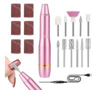 Electric Nail Drill | 20000rpm Portable Electric Nail File | Nail Files for Acrylic and Gel Nails | Professional Nail Drill Kit | Manicure Pedicure Tools & Accessories for Girl Women Mum