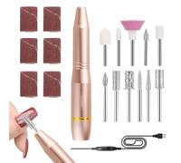Electric Nail Drill | 20000rpm Portable Electric Nail File | Nail Files for Acrylic and Gel Nails | Professional Nail Drill Kit | Manicure Pedicure Tools & Accessories for Girl Women Mum
