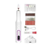 Electric Nail Drill File Professional | Acrylic Gel Dip Powder Nail Drill Machine Kit,15000 RPM Manicure Pedicure Grooming Tool with 3 Adjustable Speed for Grinding Polishing Shaping