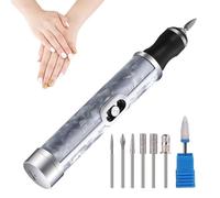Electric Nail Drill for Thick Toe Nails - Nail Grinder with 4 Adjustable Speed | Portable Cordless Rechargeable | for Various Nails and Shapes Including Hard Cuticles