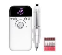 Electric Nail Drill Machine, Nail Drill, Nail File Manicure Tool, 45,000 rpm, Nail Polisher, Speed Adjustable