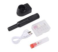 Electric Nail Drill Machine Rechargeable Portable Electronic Foot File Kits 18000RPM Dual Charging Dock LED Display 3 Levels Adjustable Manicure Polishing Set for Dry (Pink)(Black)