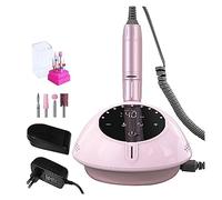 Electric Nail Drill Professional 40000RPM Nail Drill Machine with HD Display, Manicure Machine New Upgrade Electric Nail File with Cutter, Nail Art Sa