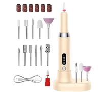 Electric Nail Drill - Rechargeable Nail Drill Machine, Cordless Nail Buffer | Portable Nail Polisher, Adjustable Nail Grinding Tool, Professional Nail Filing Kit, Lightweight Tool for Gel ACR