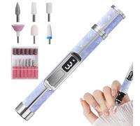 Electric Nail Feiler Rechargeable Manicure Pedicure Machine 3 Step Cornea Remover Portable Nail Care Device for Thick Nails Finnernail Foot Care | Men de sa