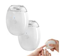 Electric Nail File, 2026 New Universal Automatic Nail Clippers, Baby Nail File Electric with Led Light and 3 Speeds, Easy Nail Trimmer Safe for Babies, Kids, Adults, Seniors (2 pcs)