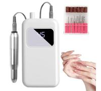 Electric Nail File 45-Speed Precise Removing Gel | Manicure nail drill for beginners, for mothers, for girlfriends, for the salon, for practice at home and