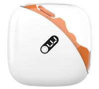 Electric Nail File for Adults, 3-in-1 Baby Nail Trimmer Electric with LED Light, Quiet Automatic Trimmer, Safe Filing and Polishing, Type-C Charging, Orange