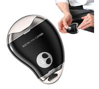 Electric Nail File for Kids - Double-Head Trimming Nail Sharpener - 3-Speed Safety Lighting Design Adults Trimming Sharpener