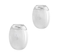 Electric Nail File for Thick Toe Nails, 2pcs Electric Nail Clippers for Toenails, Nails Trimmer with Polishing, 3-Speed Automatic Toenails Automatic with LED, Rechargeable Clippers for Seniors/Kids