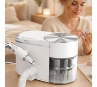Electric Nail File Polisher with Dust Extractor, LED Display, 12kPa Suction Power for Professional Use, Beauty Schools & Nail Training