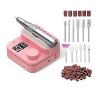 Electric Nail File, Rechargeable Nail Drill 35000RPM Super Quiet 12 Bits