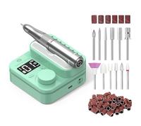 Electric Nail File, Rechargeable Nail Drill 35000RPM Super Quiet 12 Bits