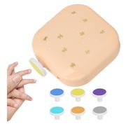 Electric Nail File Set - Rechargeable and Silent Nail Lime for Babies and Youth, with 6 Interchangeable Polishing Pads | Nail Care Tool Port