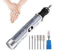 Electric Nail Filer for Thick Toenails, 4 Speeds Nail Sander & Grinder for Removing, Grinding, Edge Shaping - Gray