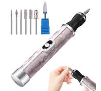 Electric Nail Files, Cordless Electric Nail Drill Machine, 4 Speeds Professional Nail Removing Acrylic Nail Tools for Edge Shaping Polishing Grinding Nursing Peeling for Beginner Girl Women Mum