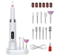 Electric Nail Files Drill, Manicure Pedicure Machine Kit, Adjustable Speed Nail Drill, Rechargeable, Cordless Design, 0-15000 RPM Speed, for Girls, Women, Beginner, Professional