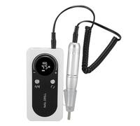 Electric Nail Grinding Machine Portable 45000rpm Rechargeable Multi Functional Electric File Machine Nail Grinder Professional Nail Drill Kit for Manicure Salon Home