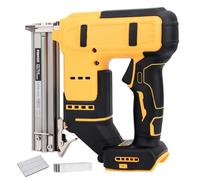 Electric Nail Gun Cordless, 2 in 1 Battery Powered Brad Nailer/Electric Stapler with Straight Nails and U Shaped Nails for Woodworking Carpenter 1280W 20V (No Battery/no Charger)