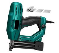 Electric Nail Gun Staple 2 in 1 Woodworking 800pcs 18 Gauge Nails 1/4'' Crown Staples 200pcs Ultra Convenient Safe Easy Grip
