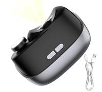 Electric Nail Trimmer - 2-Speed Led Design, Precision Fingernail Polisher Tool, Gentle Automatic Cutting Device, Easy with Bright Guidance Light | Safe Use for Seniors Men Travel Needs