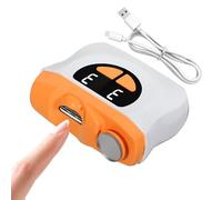 Electric Nail Trimmer, Electric Nail Clippers for Adults, Automatic Low Noise Automatic Nail Manicure 3 Speed Nail Clippers with LED Light and Scrap Storage