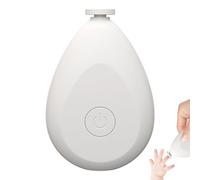 Electric Nail Trimmer for Babies,Baby Nail Clippers with 4 Grinding Heads - Drop Shape, Nail Scissors for, Toddler or Adults, Care, Polish and Trim, Battery Operated Aizuoni