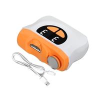Electric Nail Trimmer - Polishing Automatic Fingernail Trimmer, Rechargeable 3-Speed LED Quiet Nail Clipper Built-in Scraps Storage for Baby Care & Elderly Fingernail Maintenance, Home Manicure