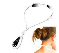 Electric Neck Massager - Heated Shoulder Device, Adjustable Intensity Massage Tool, Deep Tissue Relaxation Equipment | for Home Office Travel Muscle Recovery Cervical Comfort Welln