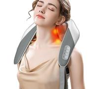 Electric Neck Massagers - Hot Massager Pad Cervical Vertebra Massager | Multifunctional Knead Massage Pillow Lightweight Electric Massager with Heat for Neck and Shoulder Tumotsit
