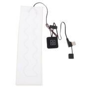 Electric Neckerchief Heating Pad 5v/2a White Carbon Fiber | USB Charging, 35℃-55℃ Adjustable Temperature, Quick Heating for Scarves Quilts Clothes Gloves