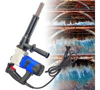 Electric Needle Derusting Gun Electric Derusting Gun, 1100W Electric Needle Derusting Gun, High Power Industrial Grade Electric Needle Scaler Handheld Needle Derusting Gun Electric Jet Chise