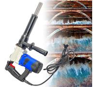 Electric Needle Derusting Gun Hand-Held Needle Scaler Rust Removal Cleaning Machine Remover Welding Slag Cleaner, 1100W High Power Industrial Grade Electric Needle Scaler Handheld Needle Der