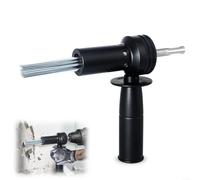 Electric Needle Scaler Attachment, SDS Shank Electric Hammer Needle Scaler Adapter For Rust Removal/Concrete Drilling Preparation, 18 Needles Hardened Steel Heavy Duty Rust Remover