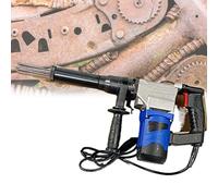 Electric Needle Scaler, High Power Hand-Held Derusting Gun for Rust Removal, Industrial Grade with Chisels for Heavy-Duty Applications