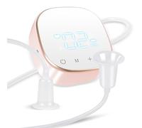 Electric Nipple Inverted Corrector Sunken Short Nipples Sucker Correction Puller Breastfeeding Pump LED Touch Screen Rechargeable Portable for Women&Men - Pink
