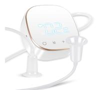 Electric Nipple Inverted Corrector Sunken Short Nipples Sucker Correction Puller Breastfeeding Pump LED Touch Screen Rechargeable Portable for Women&Men (White)