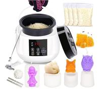 Electric Non-Stick Wax Melting Pot, Complete DIY Candle Making Kit for Soy and Beeswax, Ideal for Adult Beginners