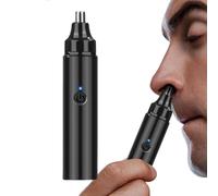 Electric Nose Hair Trimmer - ABS Material, Rechargeable Care Tool | Waterproof Head Design - Precise Nose Ear Hair Removal Energy Saving Device | Compact Trimmer - Men Fa