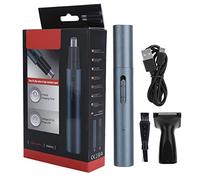 Electric Nose Hair Trimmer, Rechargeable Nose Trimmer with Sideburns Trimmer Head, 360 Degree Rotary Blade for Smooth and Painless Hair Removal, USB Charging Facial Hair Clipper fo