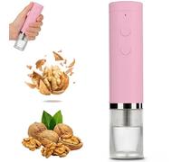Electric Nut Cracker Machine, Multifunctional Nut Cracker with 40-50Kg Strength, One-Button Operation, USB Rechargeable, Nut Opener Tool for Walnut Hazelnut Almonds Pecan Pink