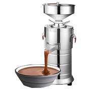 Electric Nut Grinder, 1100W Commercial Food Processor for Walnuts, Peanut Butter Maker, 15Kg/h Output for Home and Milk Tea Stores