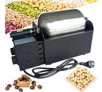 Electric Nut Roaster Machine, Stainless Steel Coffee Bean Baker, Adjustable Temperature for Home Kitchen Grain Roasting