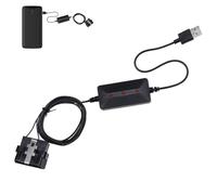 Electric OBD II Memory Saver Cable - Quick Disconnect Protector for Car Settings - No Backup Needed Cable Adapter Protector for Travelers Commuters Auto Repair Professionals Long Distance Roadside Car