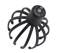 Electric Octopus Head Scalp Massager Octopus Electric Scalp Massager Cordless Head Massager with 3 Modes Stress Relief 360 Degree Scalp Massage Tools for Head Relaxing Portable Head Scratcher