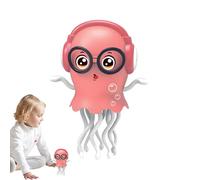 Electric Octopus Toy, Interactive Musical Game, Colorful Light and Sound Plush with Fun Motion, Sensory Activity with Educational Play, Entertainment sCrawling Stimulus for Preschool