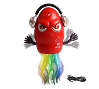 Electric Octopus Toy | Smart Squid with Obstacle Avoidance,Rechargeable Crawling Octopus Toy with Light & Music for Kids Dancing Tummy Play Crib Birthday Christmas Girls Boys Toddler