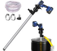 Electric Oil Barrel Pump, Wireless Charging Portable Fuel Transfer Pump with 90-150L/min Suction, Ideal for Safe and Efficient Fuel Dispensing