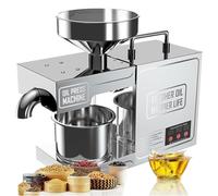 Electric Oil Extractor, 820W Automatic Stainless Steel Press, Efficient Oil Extraction for Peanuts, Sunflower, Coconut, and Soybean